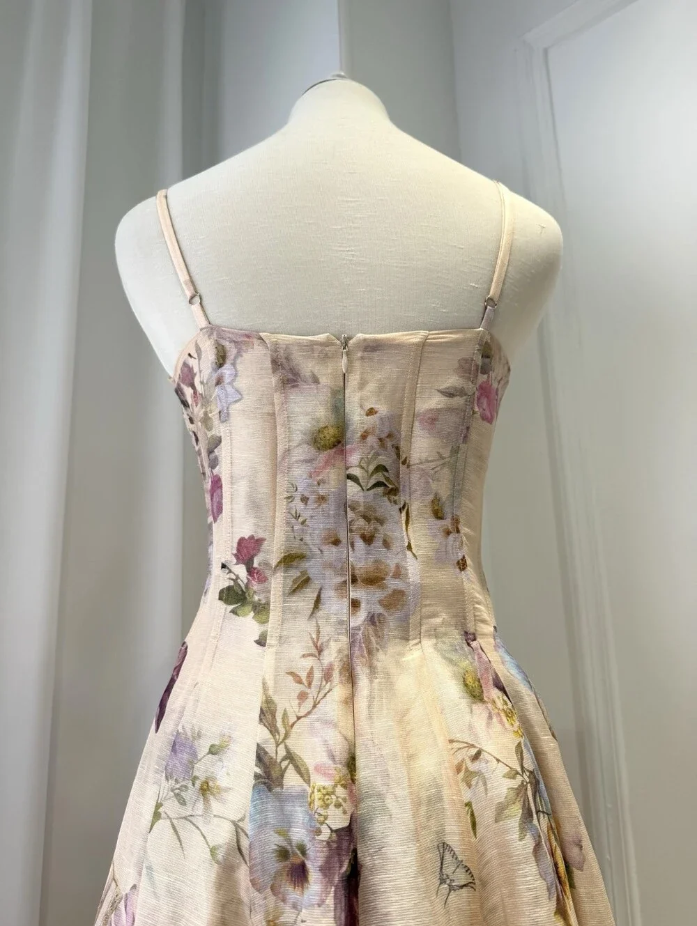 Camilla corset dress with long flared skirt In Adorned in aranjuez - Picture 8 of 15